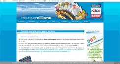 Desktop Screenshot of heureuxmillions.com